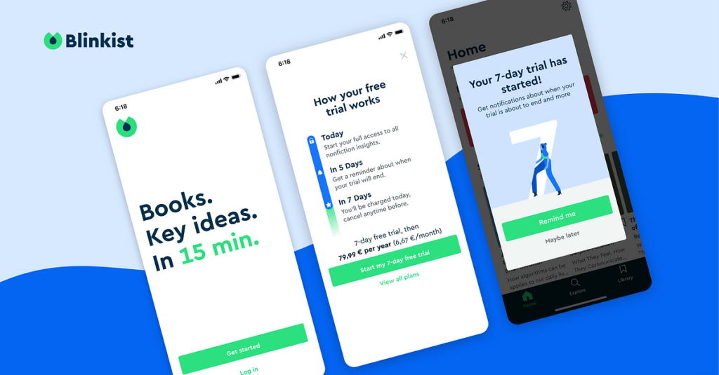 Blinkist, ¿la aplicación de los intelectuales?