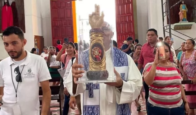 Tabasco se despide de la reliquia de San Judas Tadeo