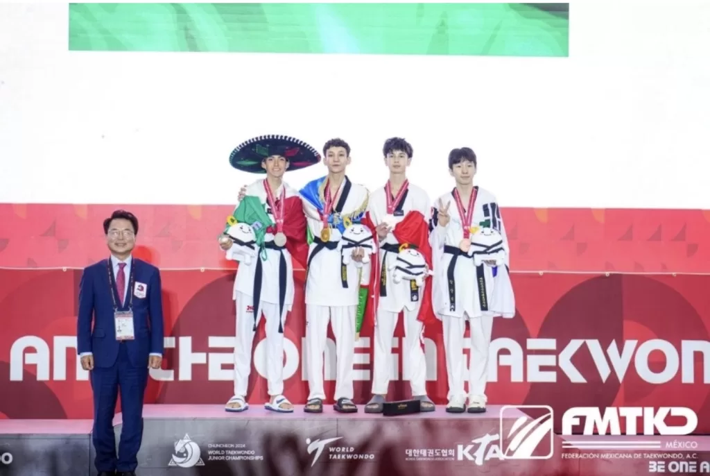 Obtiene Jorge Rodríguez medalla de plata en Campeonato Mundial Juvenil de TKD