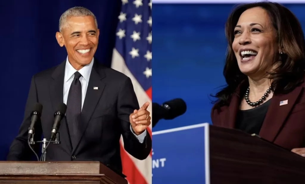 Barack Obama entra a campaña en EE.UU. para impulsar a Kamala Harris