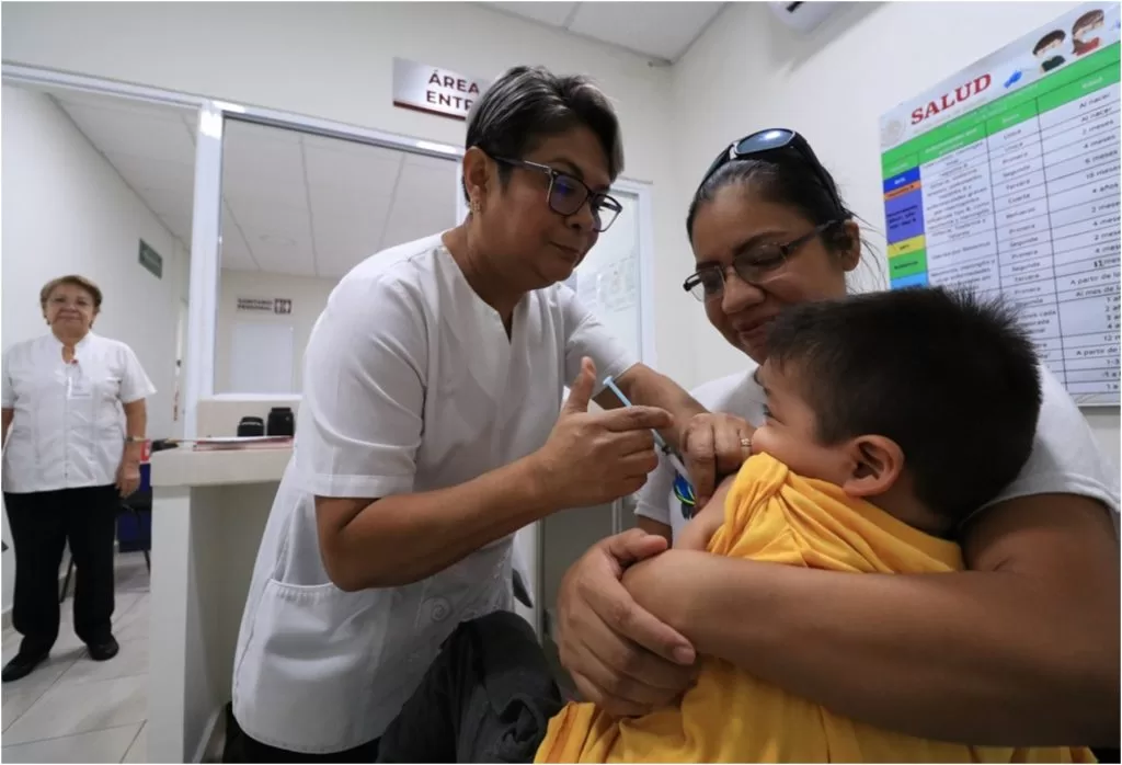 Arriban en Tabasco un total de 460 mil dosis de vacuna contra la influenza