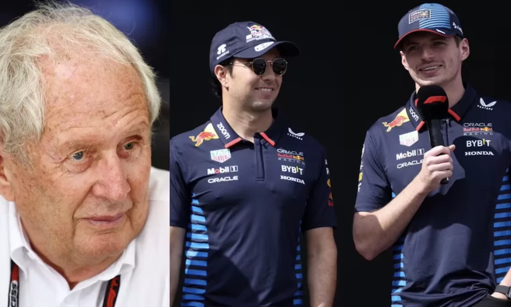 "Si ganamos será gracias a Verstappen" Lanza Helmut Marko pedrada a Checo Pérez