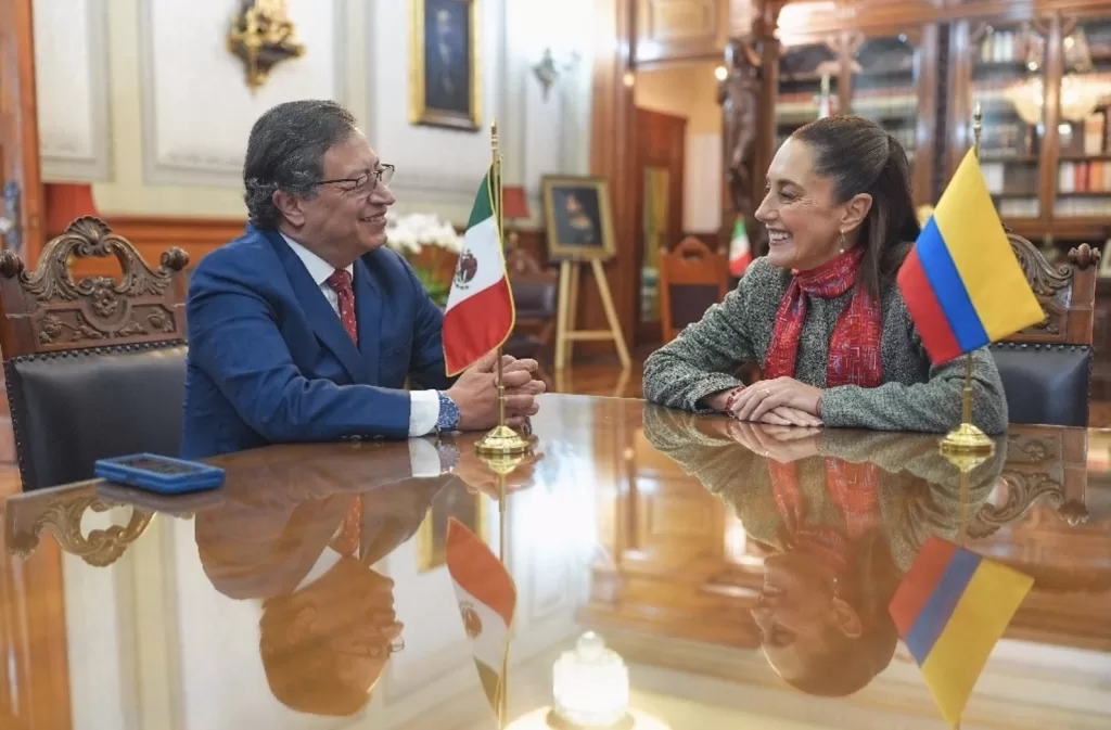 Abordé con Gustavo Petro temas de educación y reunión de la Celac: Claudia Sheinbaum