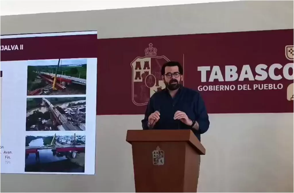 Puente Grijalva II se encuentra con un avance del 80%: SOTOP