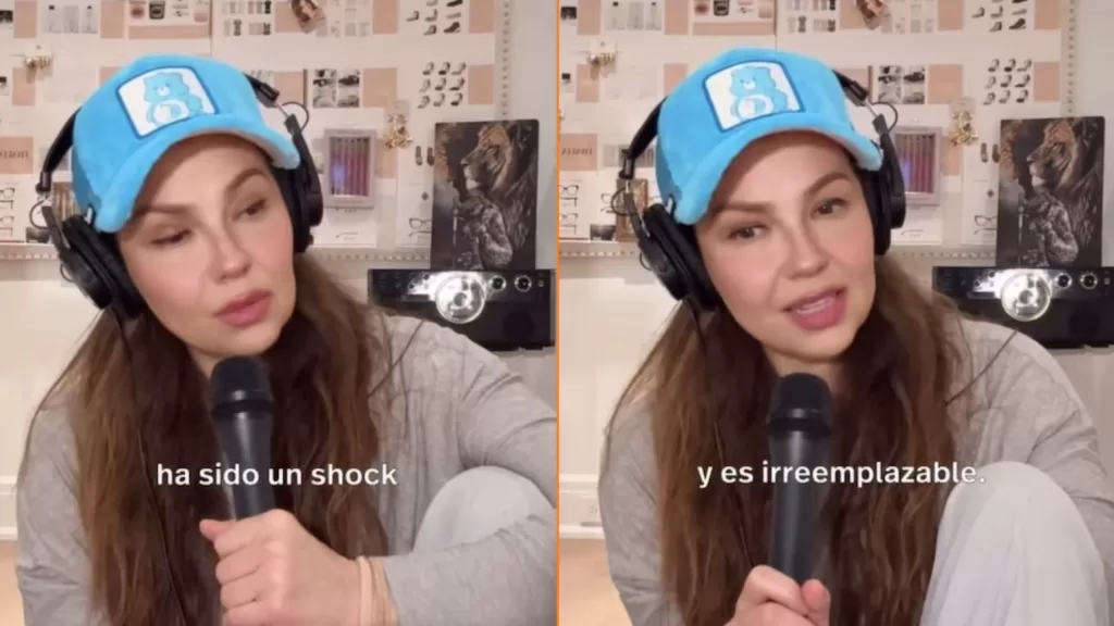 "Ha sido un shock doloroso" Thalía habla sobre la muerte de su hermana Ernestina Sodi