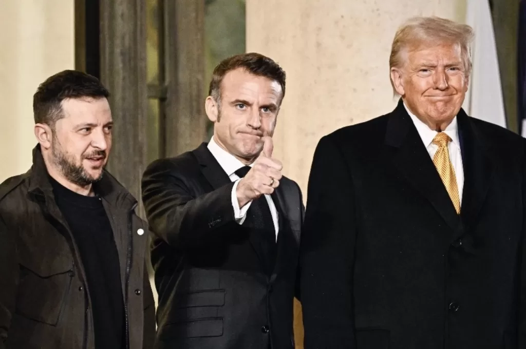 Emmanuel Macron se reúne con Donald Trump y Volodymir Zelensky en París