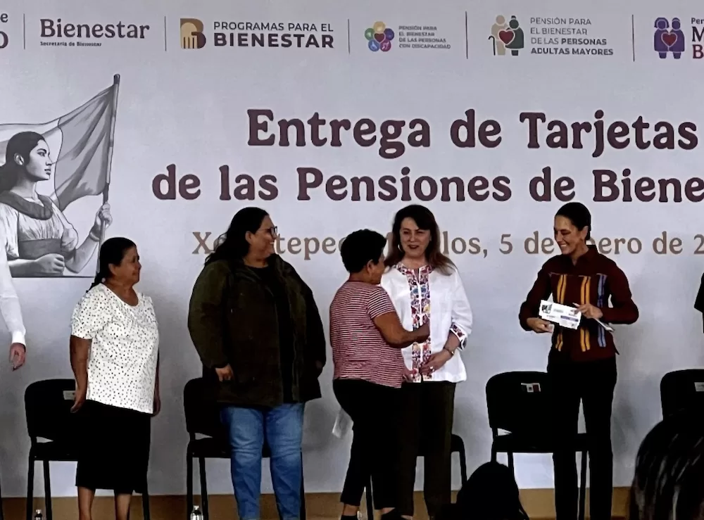 Claudia Sheinbaum encabeza entrega de tarjetas del Bienestar en Morelos