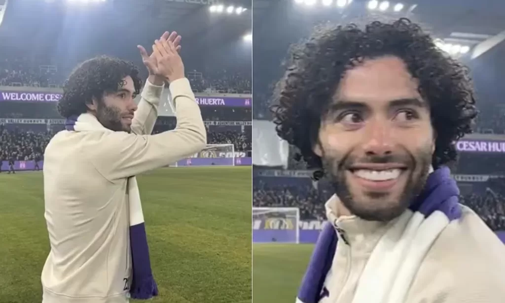 Tiene César 'Chino' Huerta espectacular bienvenida de la afición del Anderlecht